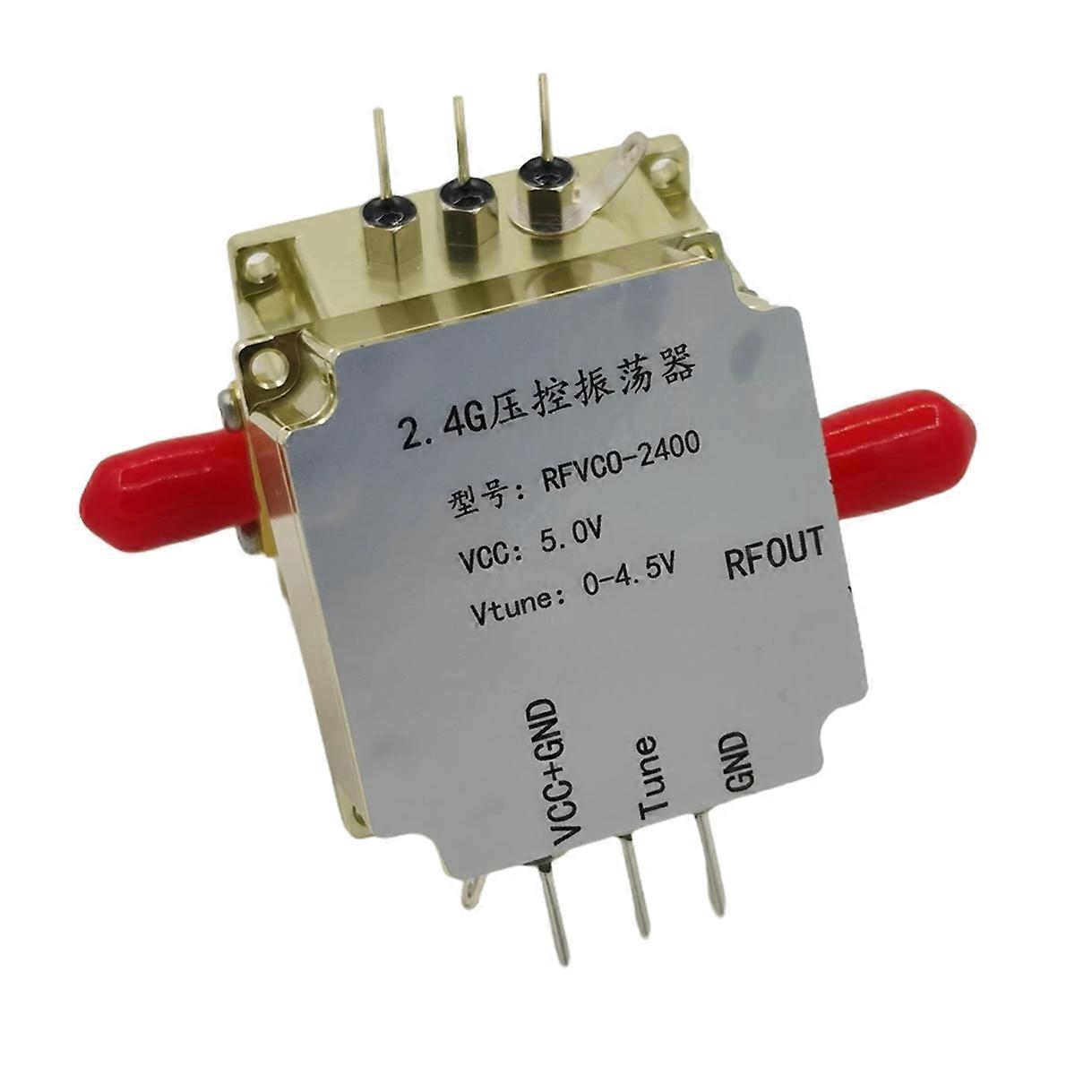 Oscylator sterowany napięciem 2.4G Moduł mikrofalowy RF Źródło sygnału przemiatania VCO Źródło sygnału sterowane napięciem