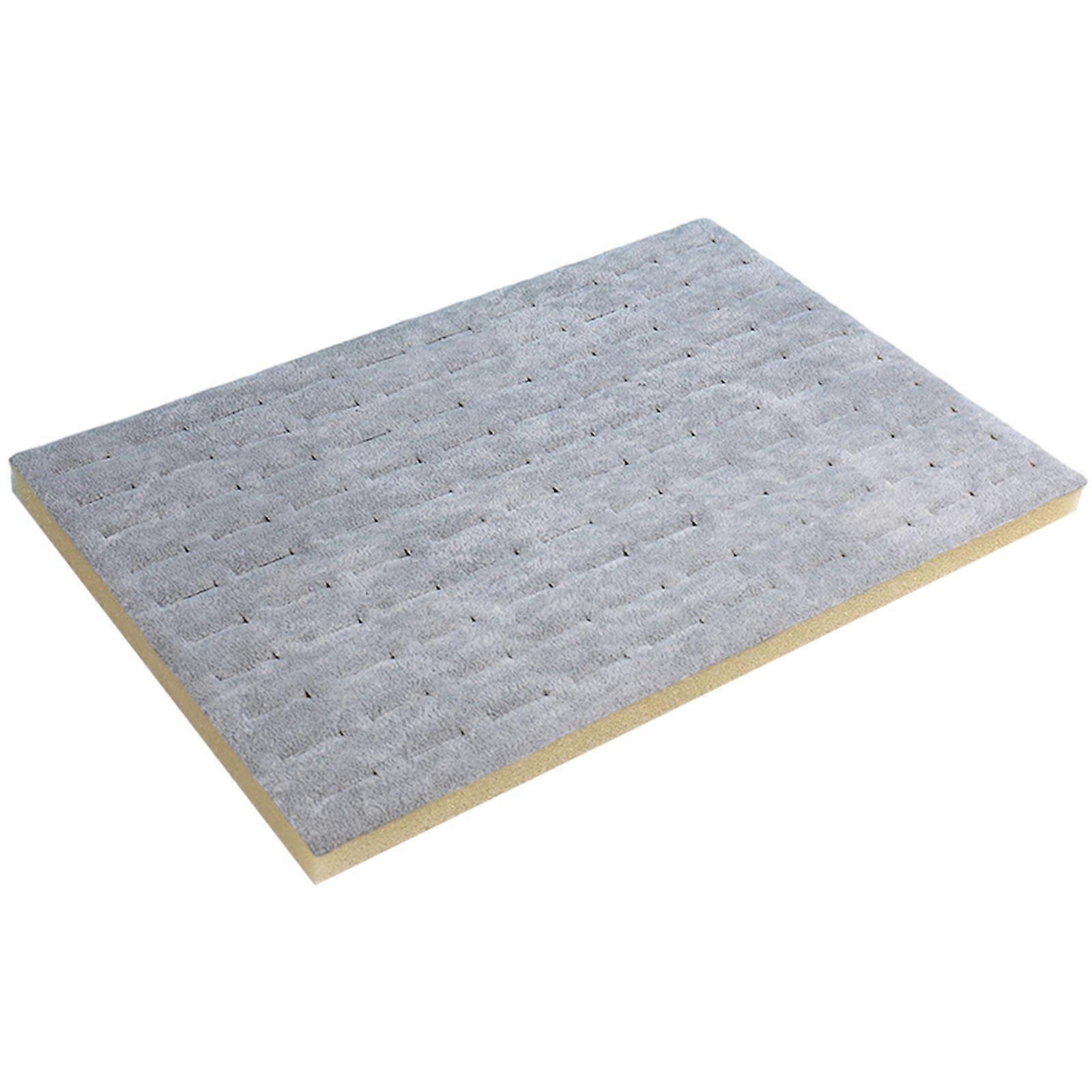 Finger Rings Tray Accessory Foam Pads Showcase Countertop Display Jewelry Holder Foam Tray Inserts Liner Rings Organizer Gray