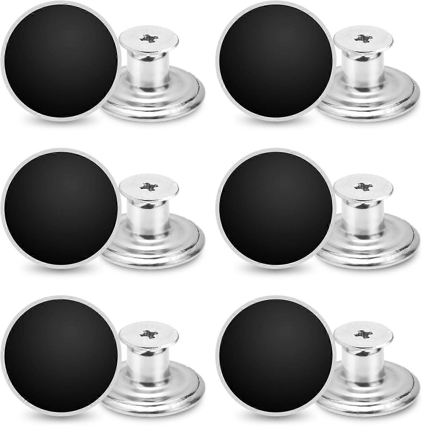 24 Pcs 17mm Jeans Button Replacement, Metal Buttons for Jeans No-Sew Nailess Removable Button for Jacket Coat, Loose Jeans, Pants DIY Sewing Replaceme