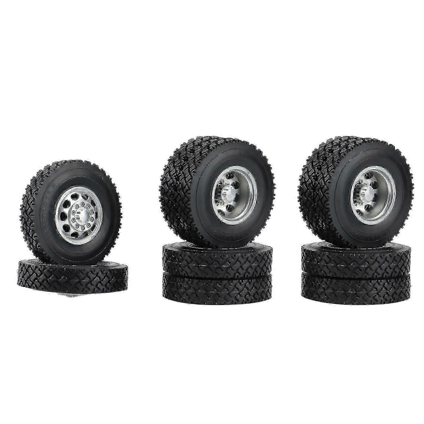 フロントリアホイールリムハブ 1/14タミヤスカニアセミRCトレーラーカーAに対応