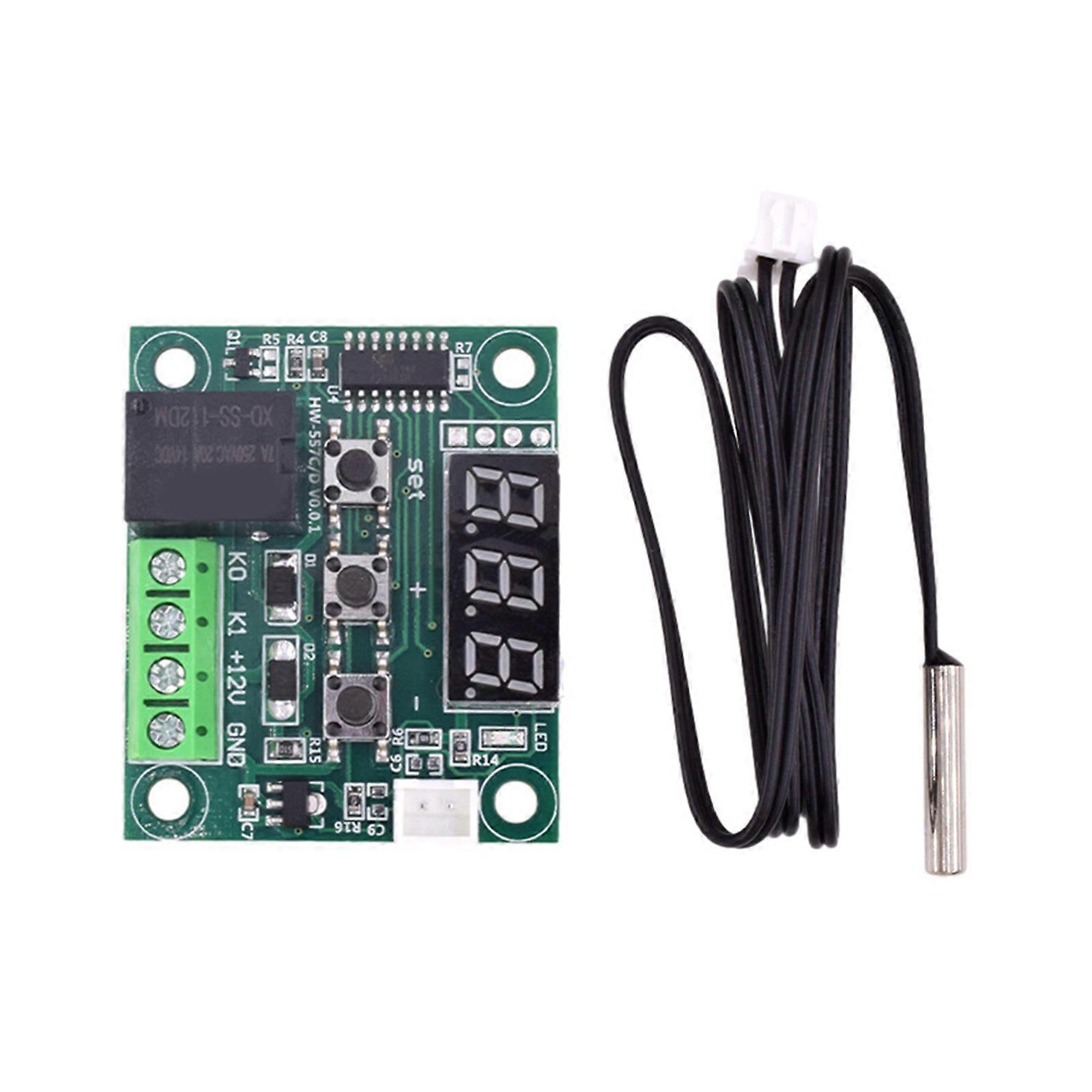W1209 Thermostat Module With Adjustable Parameters And Delay Start Protections For -50-110°C Ranging Sensoring
