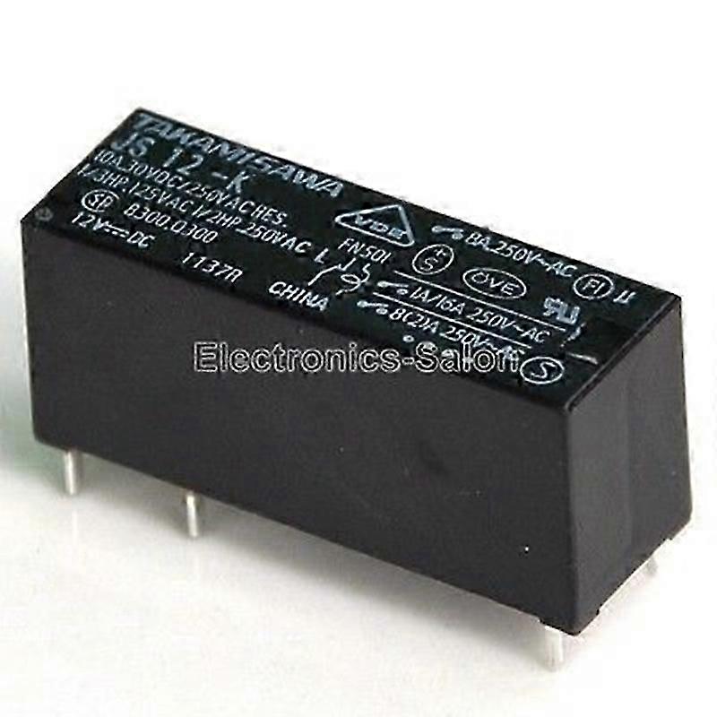 2x TAKAMISAWA JS12-K 12VDC SPDT 8 Amp Relais de Puissance JS 12-KP2025041800126