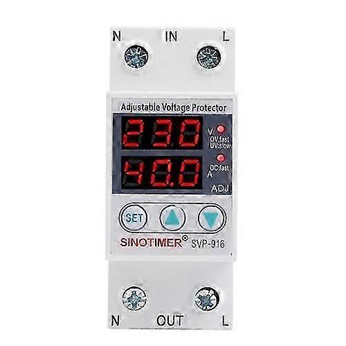 SINOTIMER SVP-916 Adjustable Self-resetting Over-voltage Under-voltage Protector