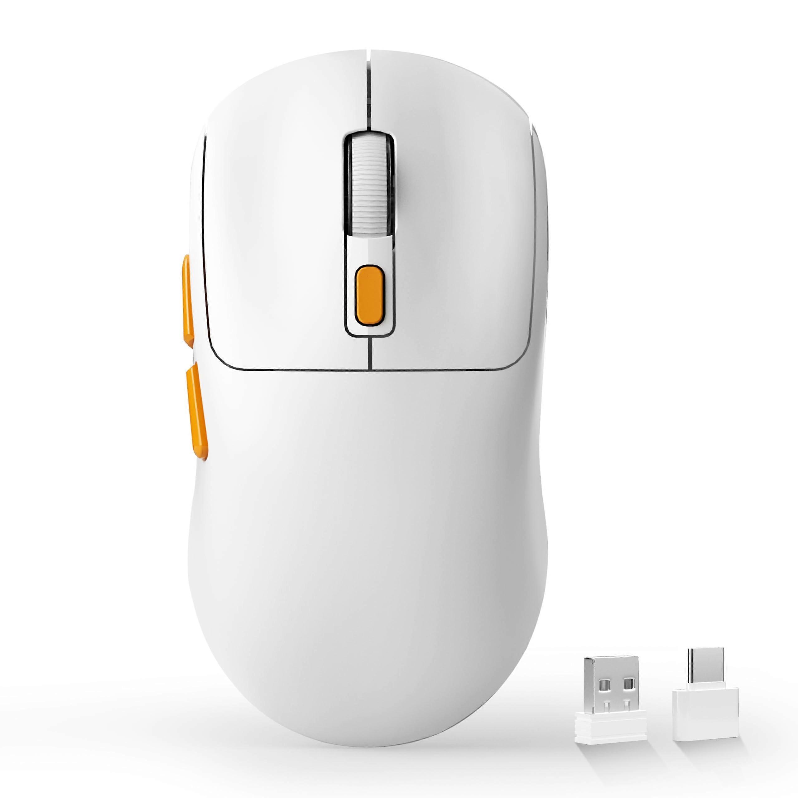 G01 Wireless Mouse, USB C Rechargeable Ergonomic Computer Mouse, Laptop, PC, MAC