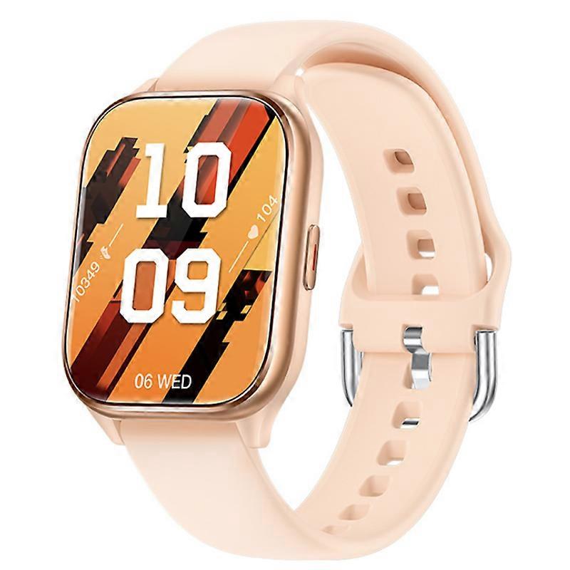 Smartwatch with Calling, Music, Large Screen, Heart Rate, Blood Oxygen, Sleep and Health Monitoring, and Multiple Sports Modes(Gold)