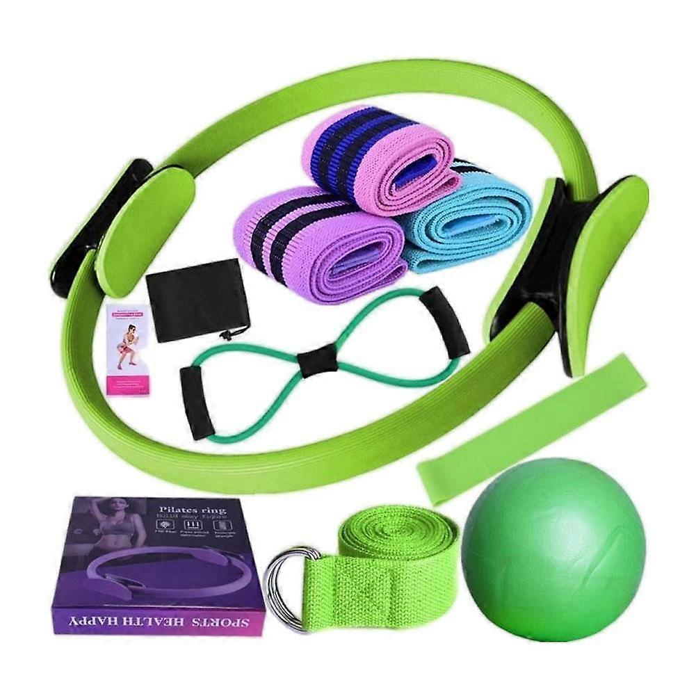 11Pcs Pilates Ring Circle and Pilates Ball Set Workout Equipment