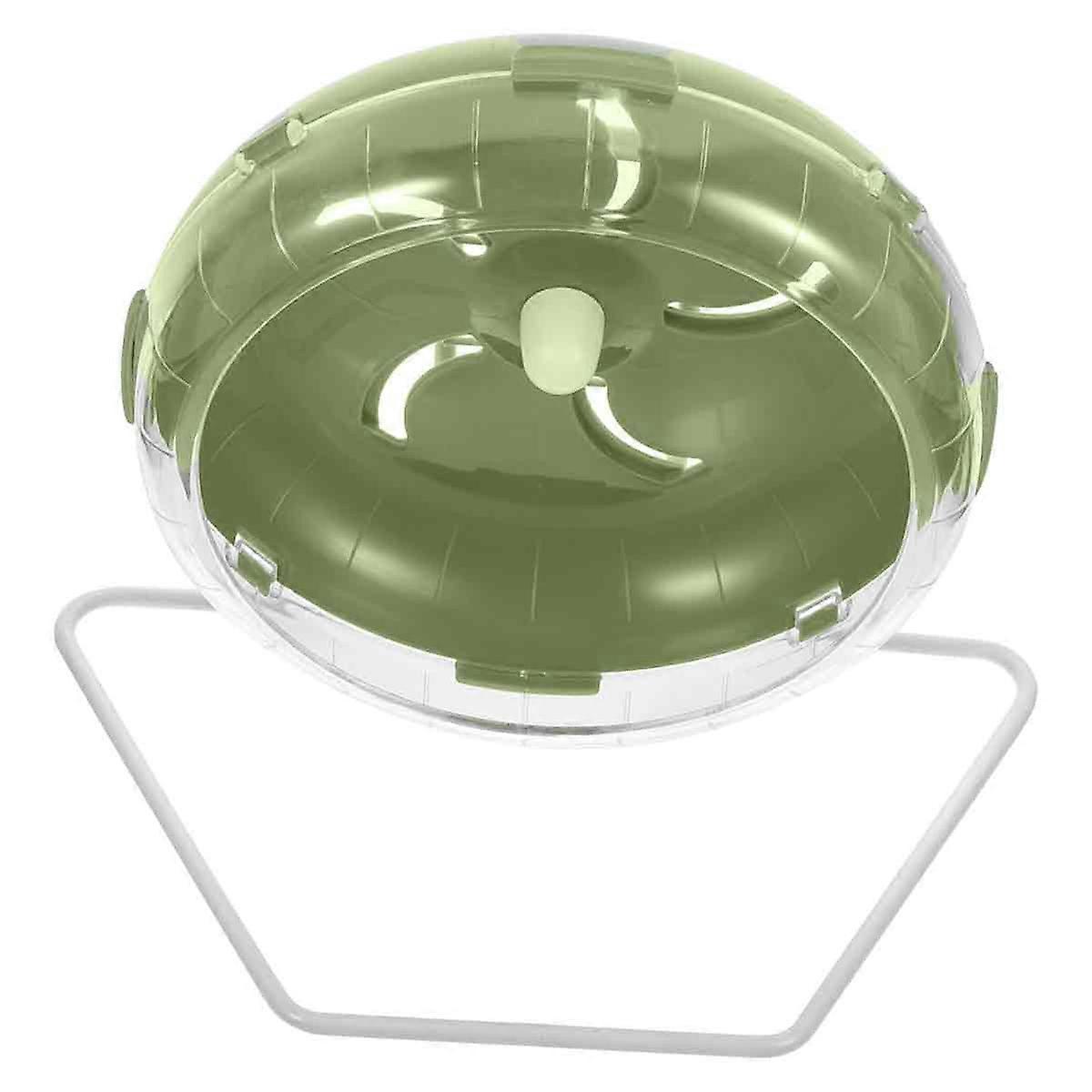 (green)Super-Silent Hamster Exercise Wheels: - Quiet Spinner Hamster Running Wheels with  Stand for Hamsters Gerbils Mice Or Other Small Animals