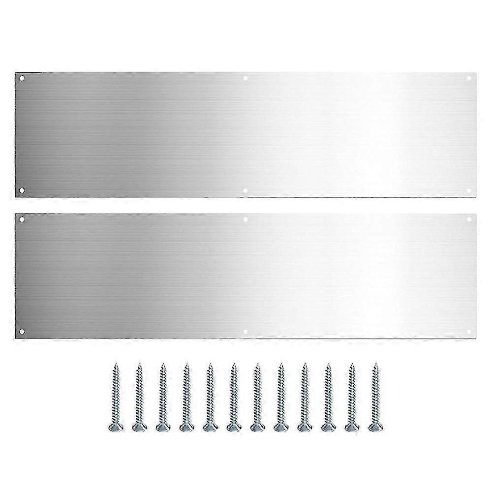 1 sæt metaldør kickplate praktisk dør sparkplader dør sparkdør plade