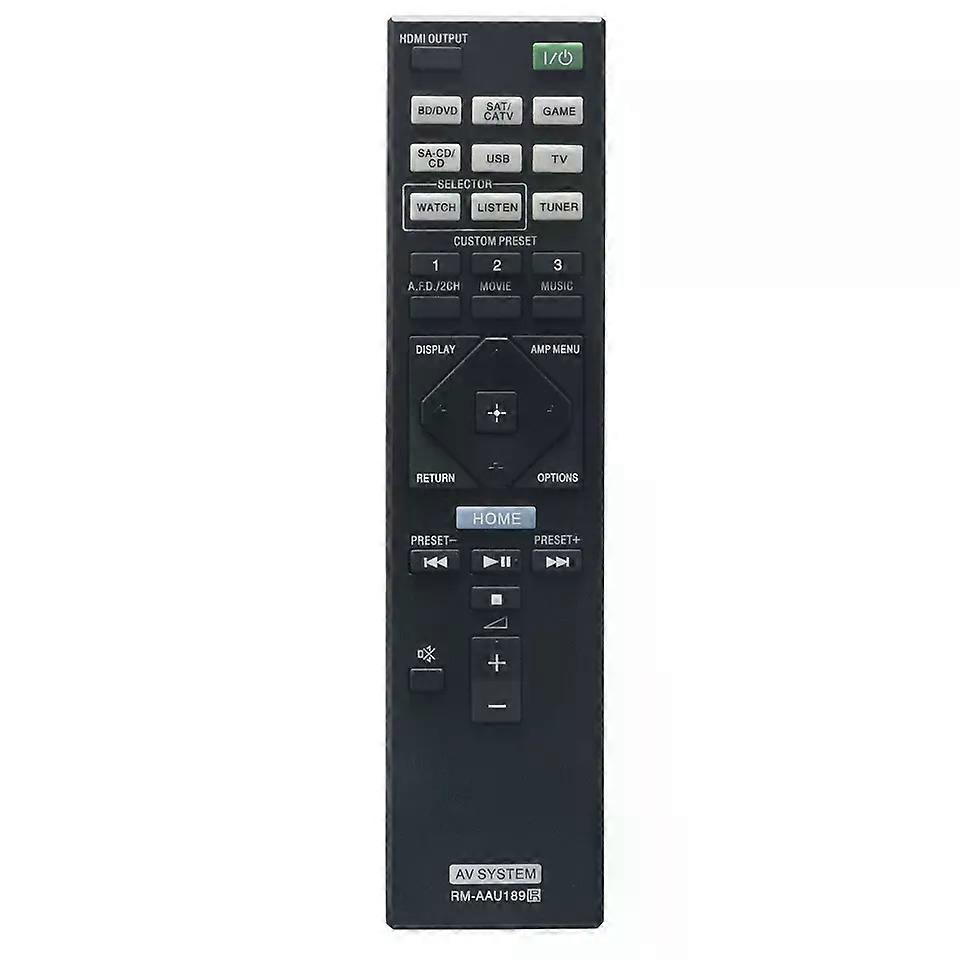 New Replacement RM-AAU189 For Sony AV System Remote Control STR-DN850 STRDN1050