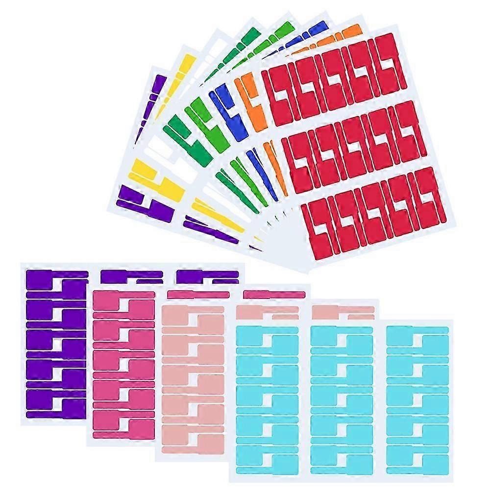 12 Sheets Cable Labels Tags Cord Labels Tags for Cable Management Electronics