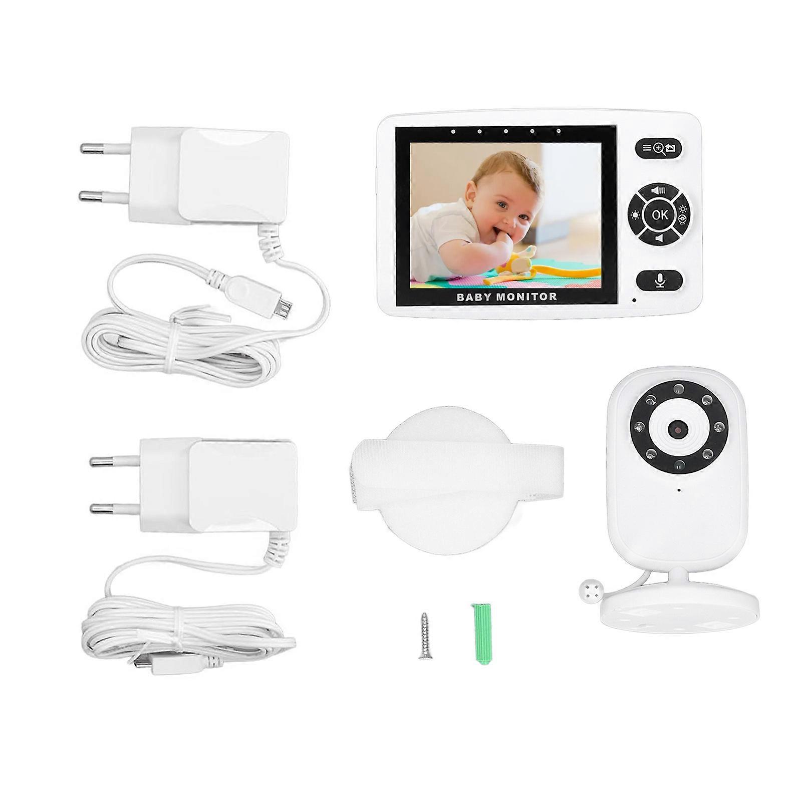 Baby Monitoring Camera 3.5in Night Vision Adjustable Angle Video Baby Monitoring Camera for Home
