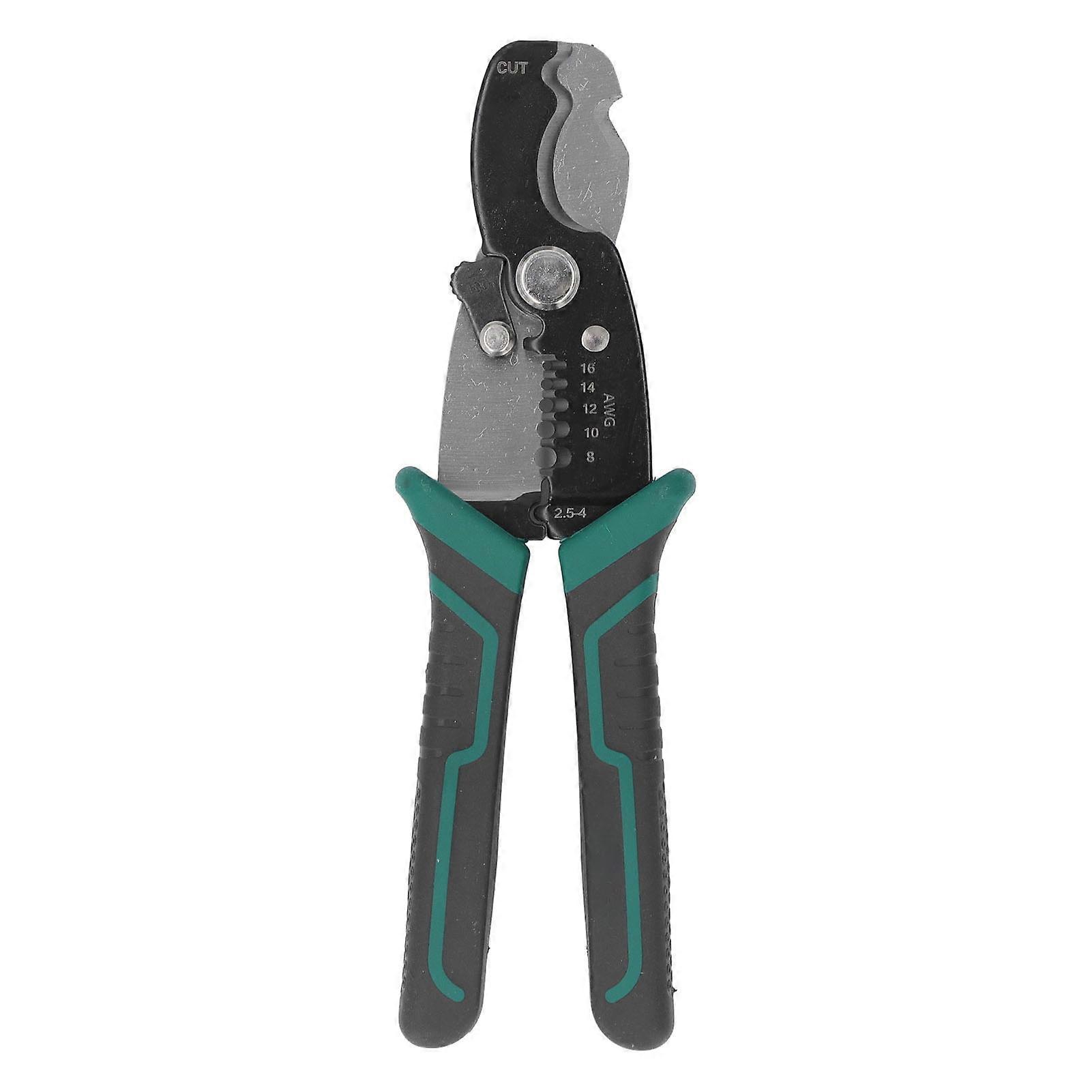 Wire Stripper Electrical 8in Wire Crimping Tool Professional Electrician Cable Stripping Pliers