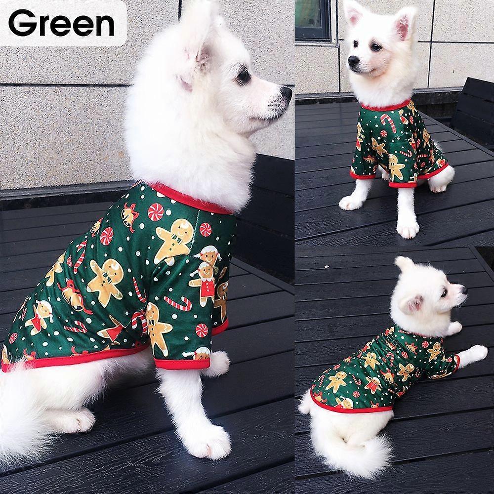2023年クリスマス犬服ペットパーカー子犬と猫のためのベストシャツ