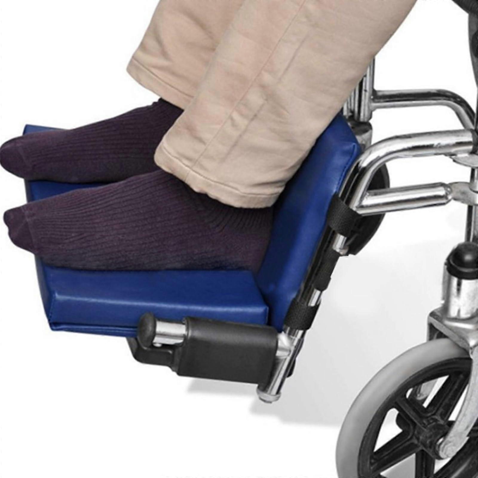 Rollstuhl-Fußstütze Verstellbare Rollstuhl-Beinstütze Weiche und Beinbequeme Kissen 2' Fußplattform Rollstuhl Fußstütze