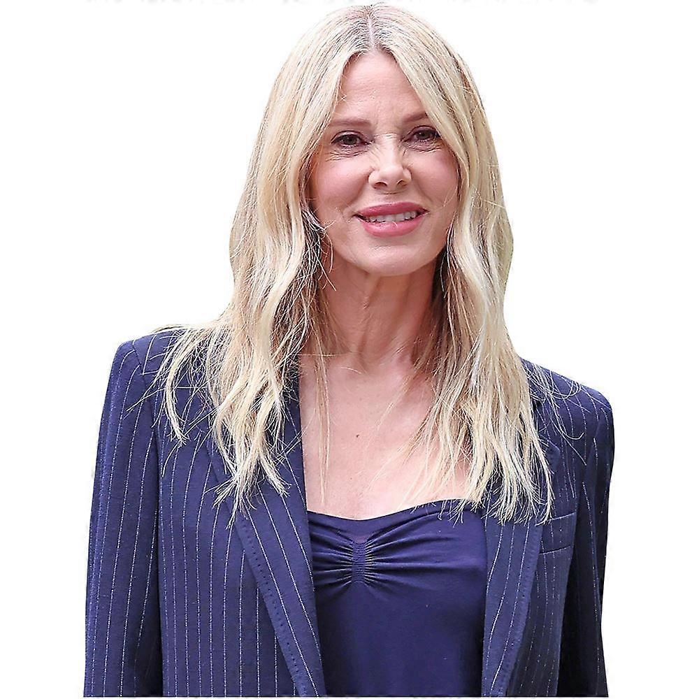 Alessia Marcuzzi (Pinstripe) Half Body Buddy Cutout