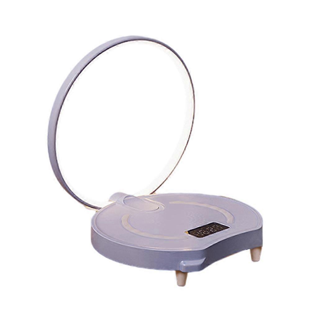 Bedside Lamp, Desk Light Clock Speaker, Charger, Dimmable Table Lamp, Reading