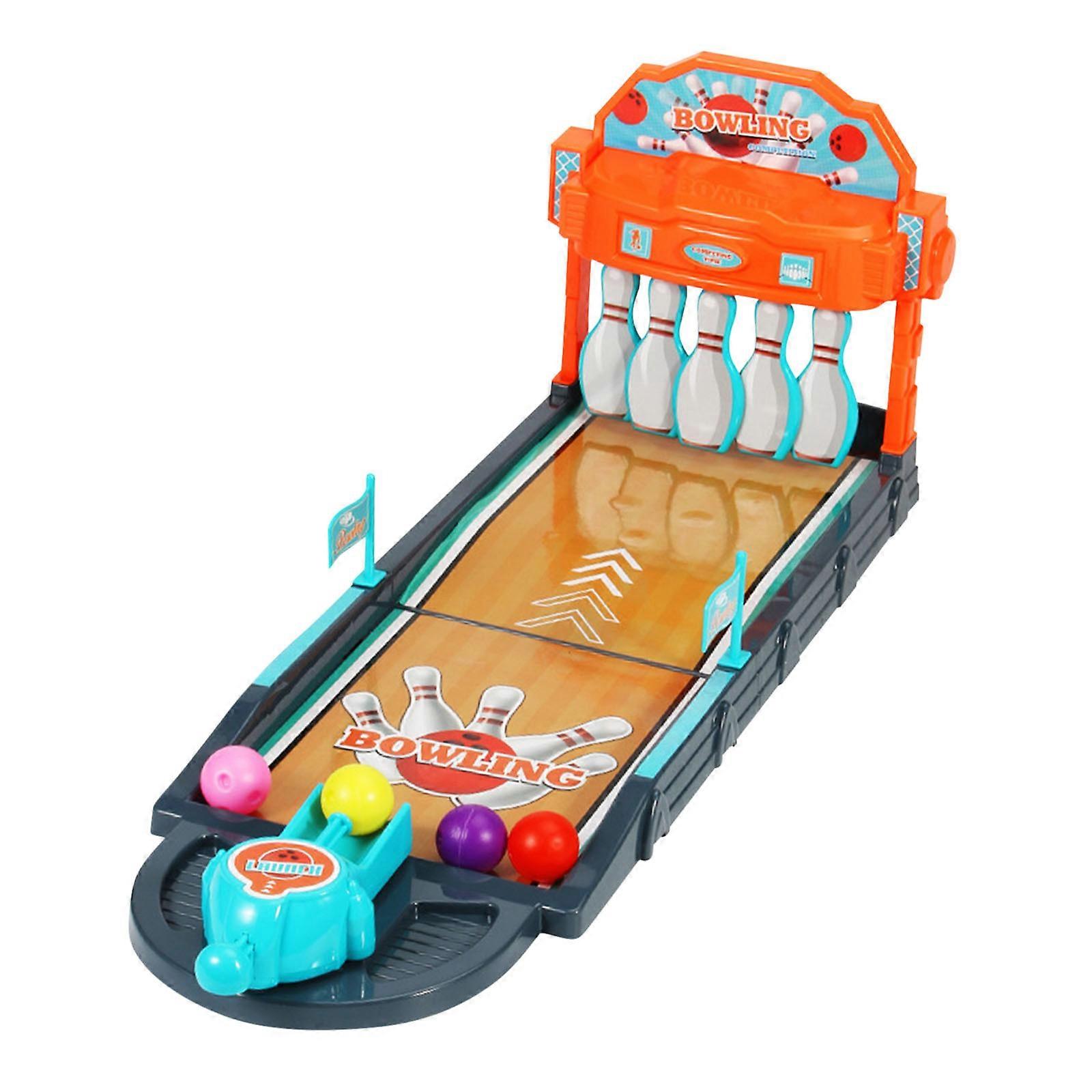 Board Game Intelligence Toy Children's Bowling Small Catapult Ball Toy Mini Desktop Shooting Game Educational Parentchild Interaction LA3334
