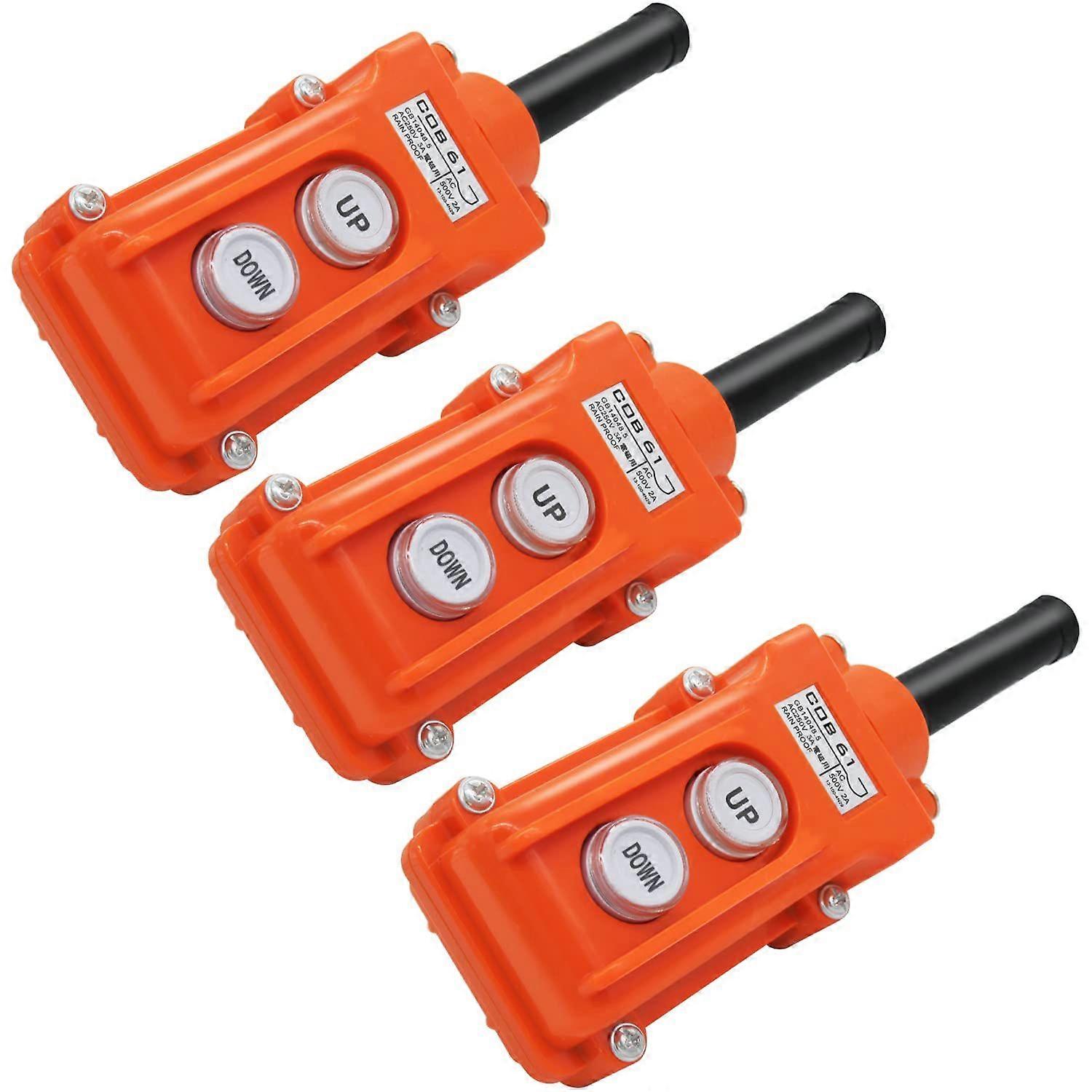 2025 High quality brand new  3pcs Rain Proof Up-Down Switch Control Station