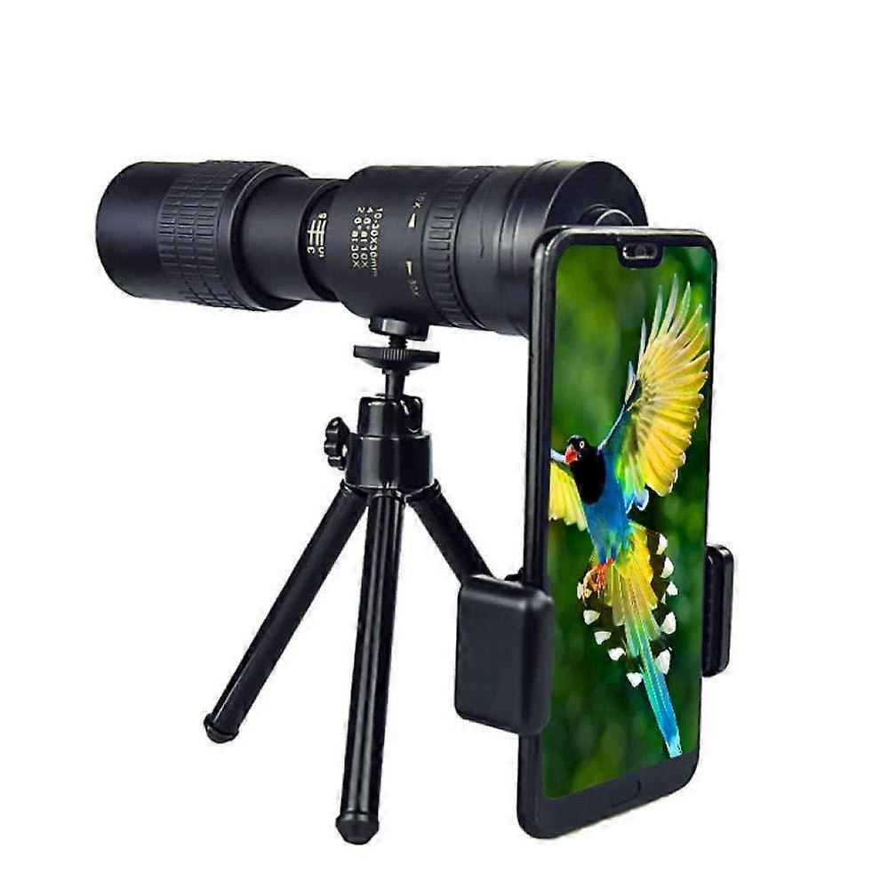 40X60 Waterproof High Definition Monocular Telescope with 12X50 HD Bak4 Prism, Portable with Phone Holder Tripod for Bird Watching and Hiking