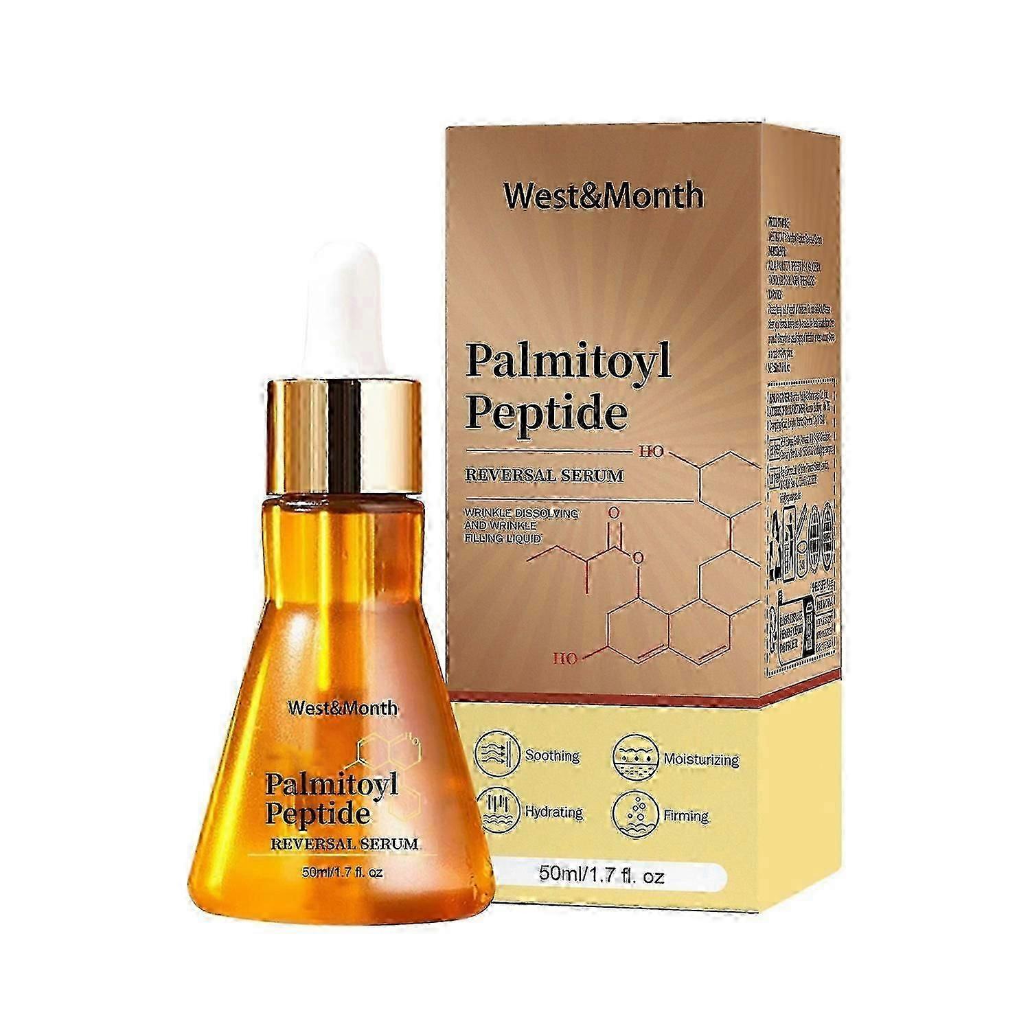 West&Month Palmitoyl Peptide Reversal Serum, Fade Lines Moisturizing Firming Anti-wrinkle Essence