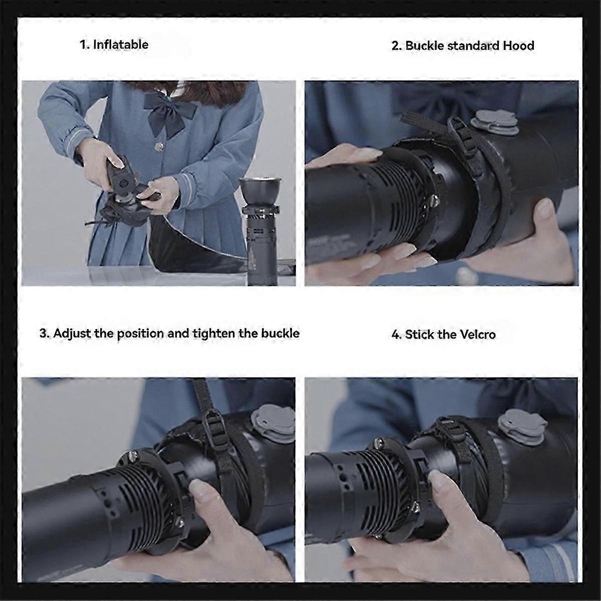 Video Light Softbox with Inflation Pump