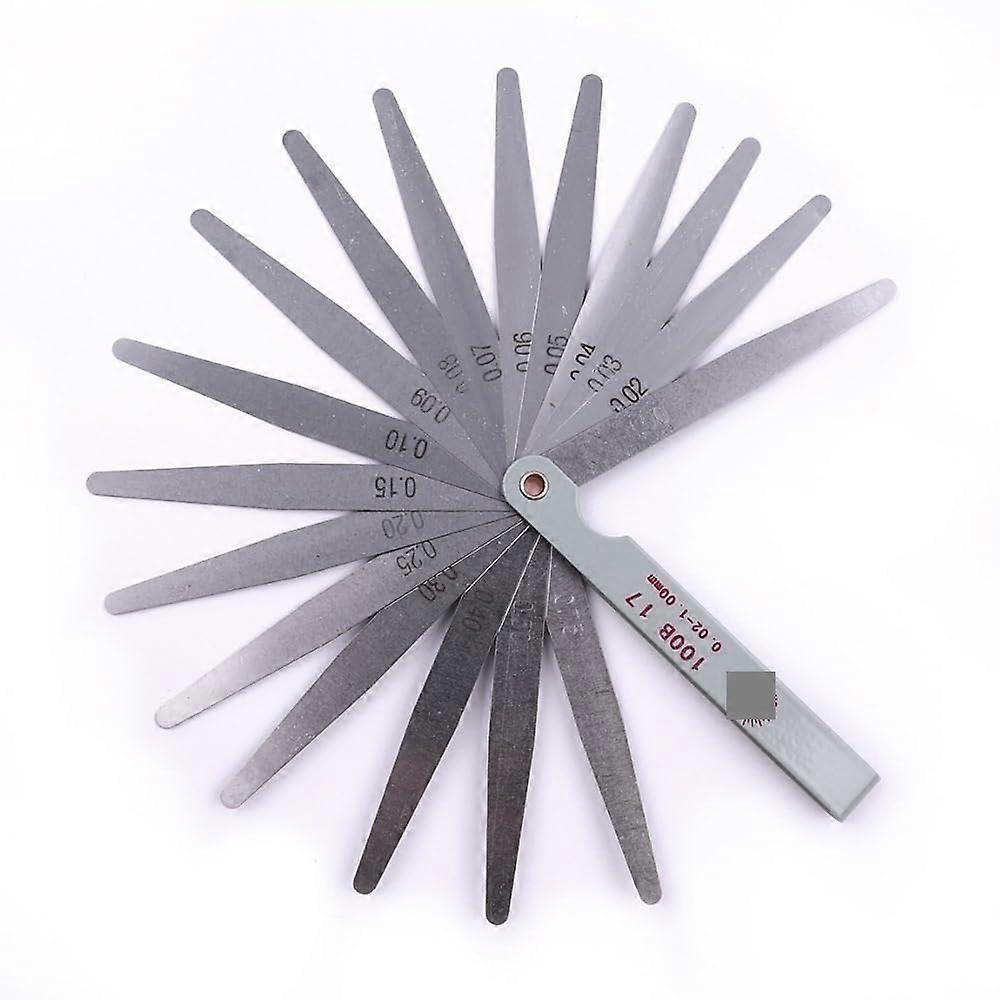 Stainless Steel Feeler Gauge 0.02mm to 1mm Thickness Metric Measuring Tool for Precision Gaps and Filler Applications