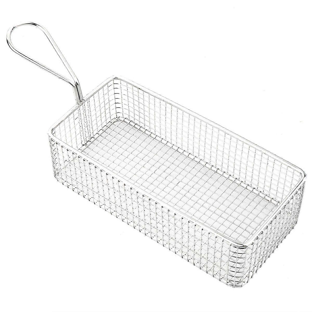 Mesh Food Basket, Strainer for Cooking Potatoes, Convenient Lift and Serve Functionality