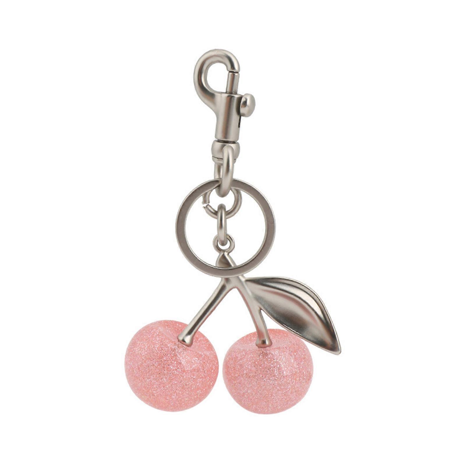 Cerisiers en cristal porte-clés tissé à la main Accent fournitures d’artisanat pour un usage quotidien et la décoration des fêtes Tenues élégantes