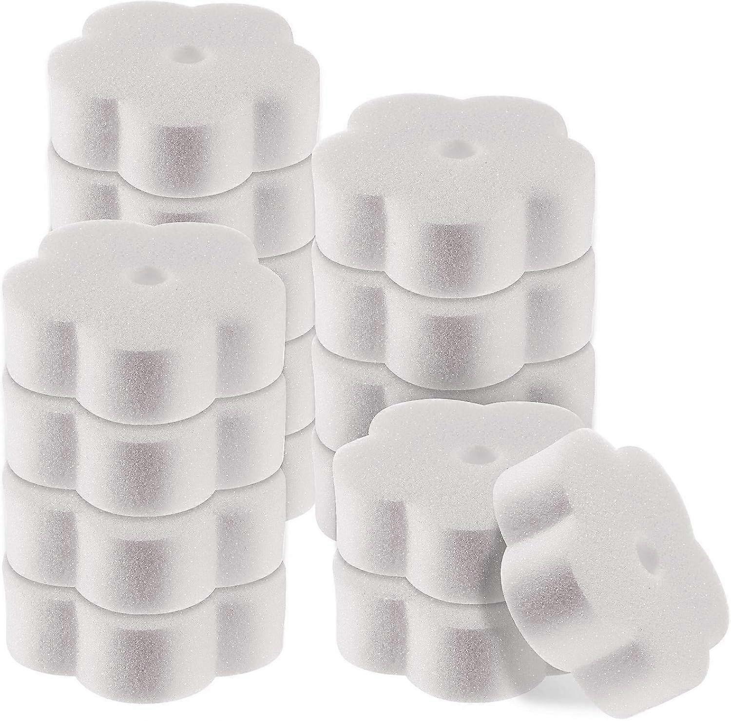 16 Pieces Scum Sponge Oil Absorbing Sponge for Swimming Pool and Spa (Flower Shaped)