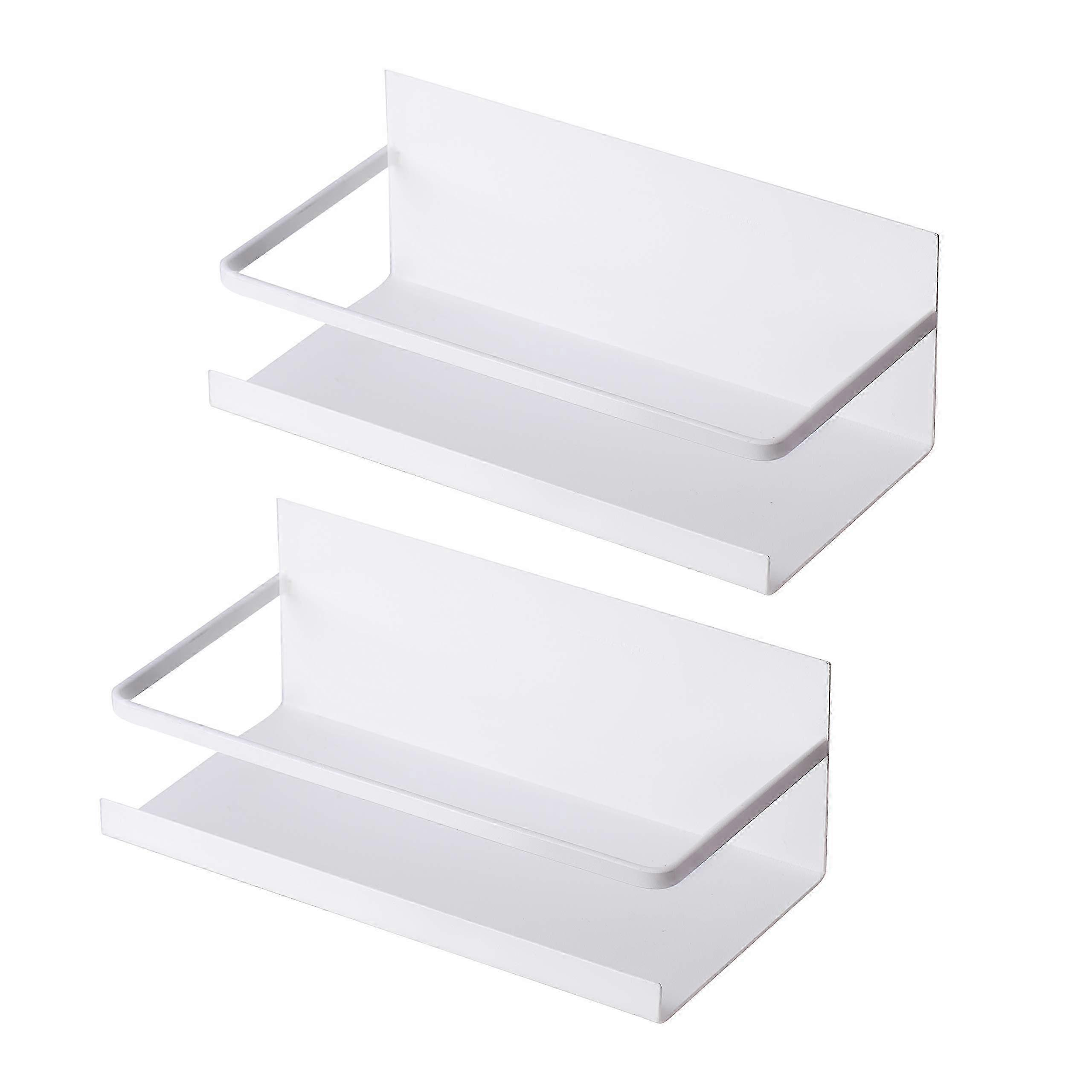 2 kpl magneettiset maustehyllyt, vahvat metallihyllyt, tilaa säästävät jääkaappiin