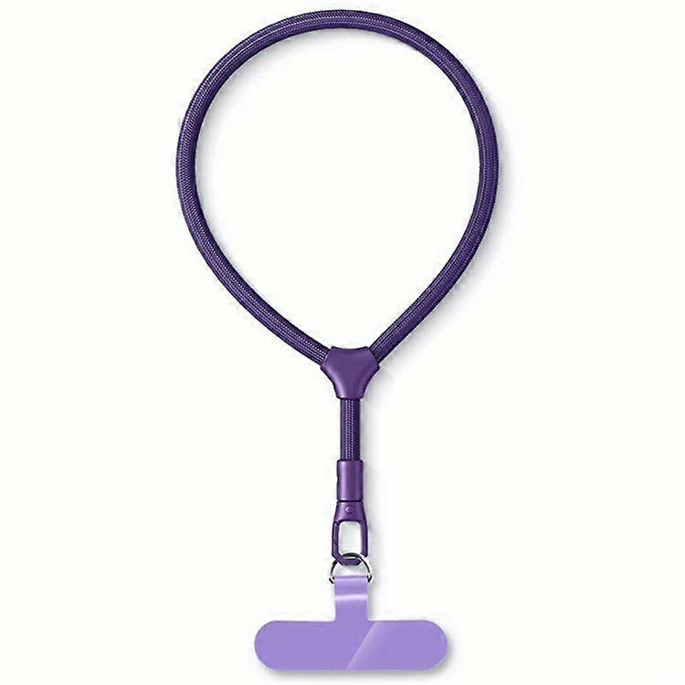 7mm Adjustable Ring Wrist Strap Polyester Phone Lanyard with Tether Tab