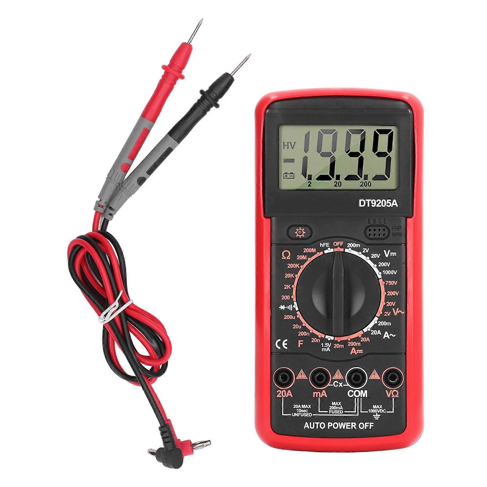 High quality  ANENG DT9205A Multi-function Digital Multimeter (without battery)