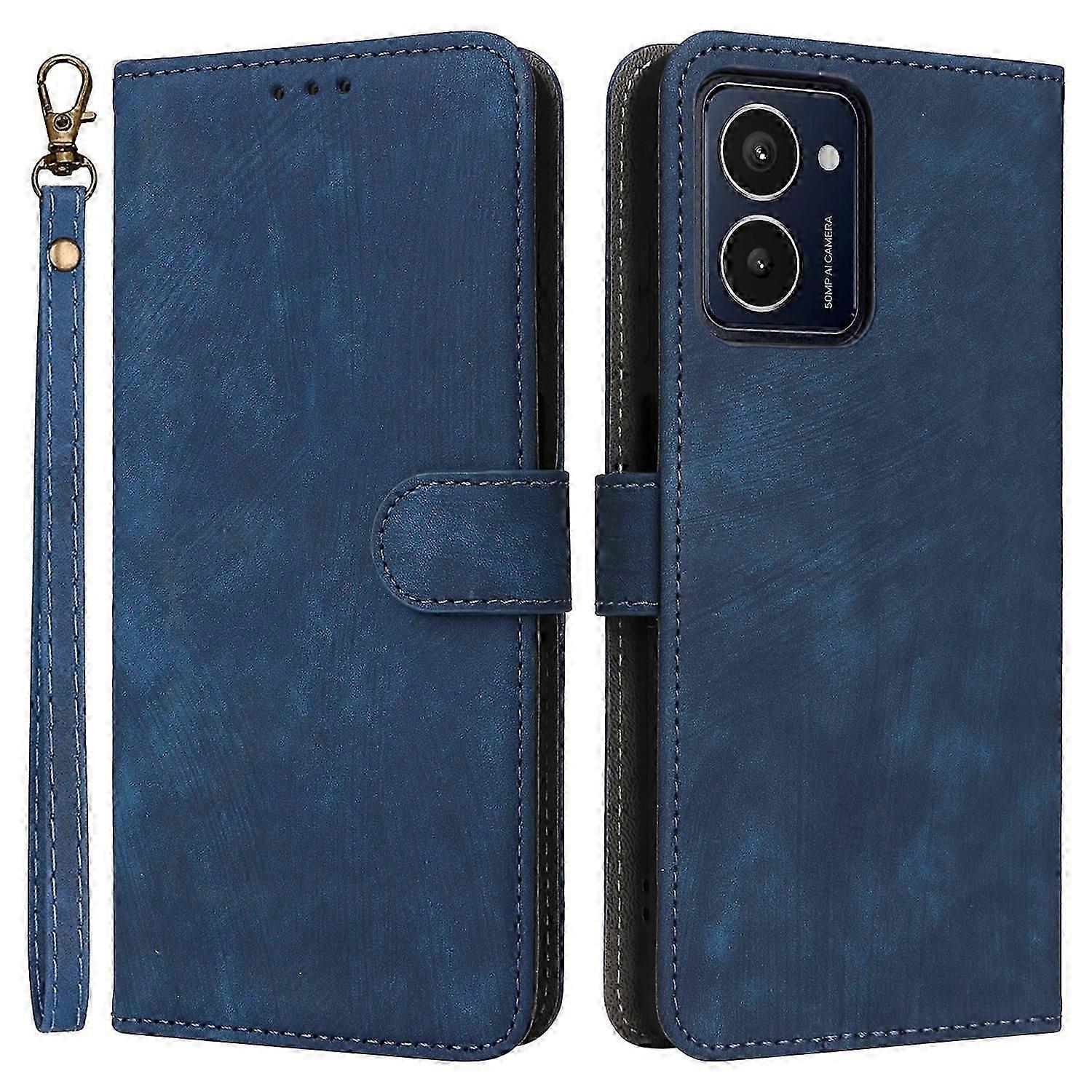 For Hmd Pulse/pulse Pro/pulse+ Leather Case Rfid Blocking Wallet Phone Cover With Strap