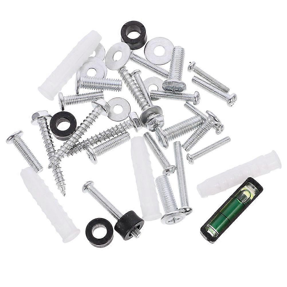 Heavy Duty Iron Screws 1Set Assorted Color Durable Stability for TV Mount Hardware Fixation