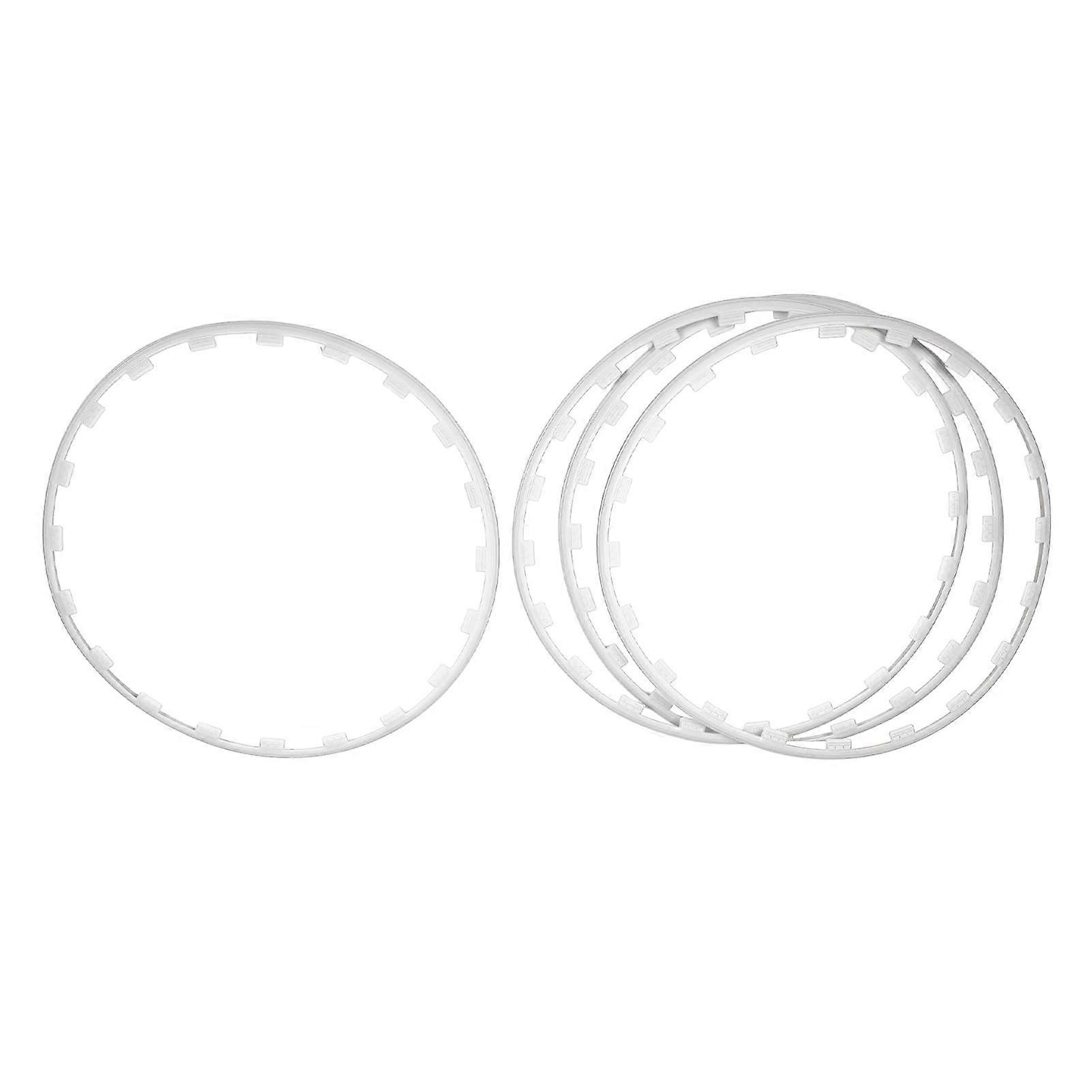 4 unidades de anel de proteção de aro de roda elegante e resistente anel protetor de acabamento de bordas de roda para rodas de 19 polegadas