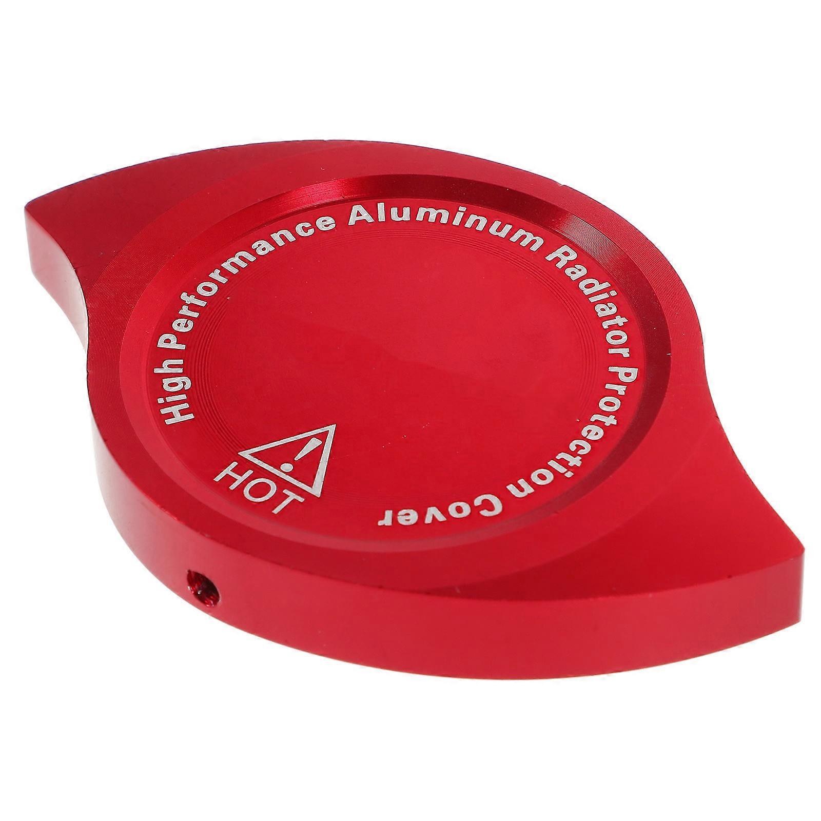 Radiator Expansion Tank Cap Stylish Design Car Water Tank Cover Waterproof 8.50x5.50x1.00cm Aluminium Alloy 1Pack