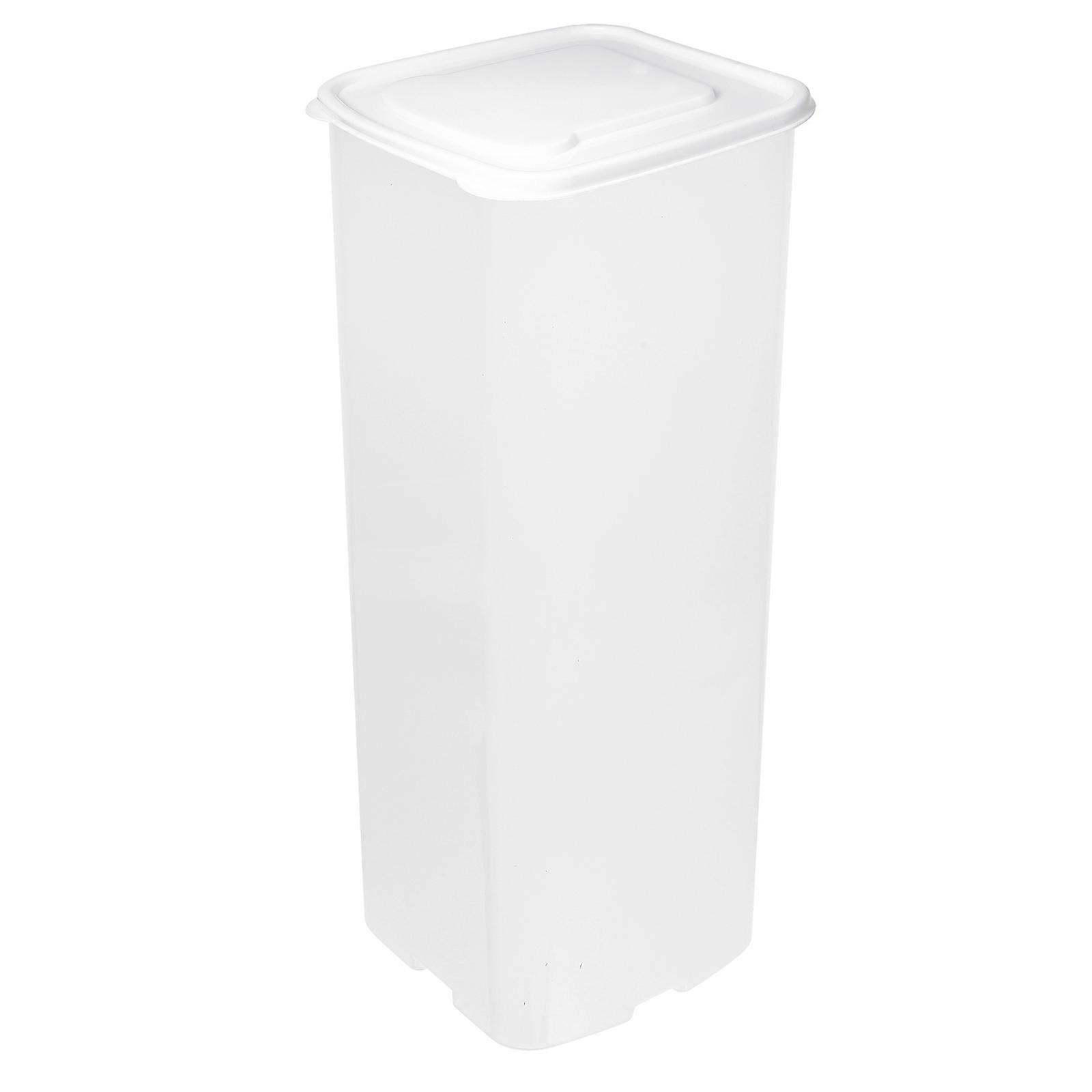 Fresh Bread Storage Container Countertop Bread Box Kitchenware White 34.50X14.00X13.50CM Preservation 1Set