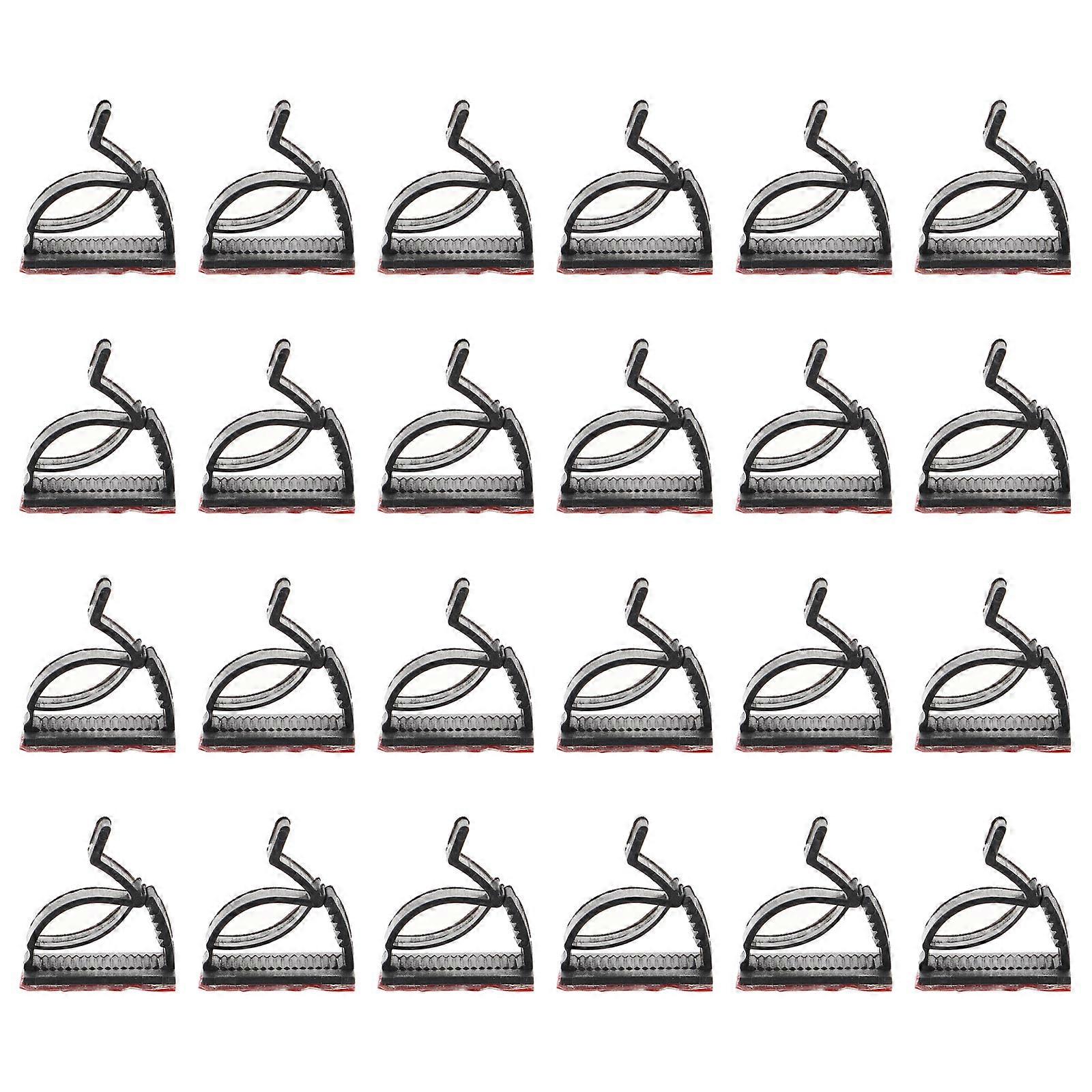 Cable Holder Clip Cable Fix Clips Multipurpose Cord Organizer For Wires In Vehicle 100Set