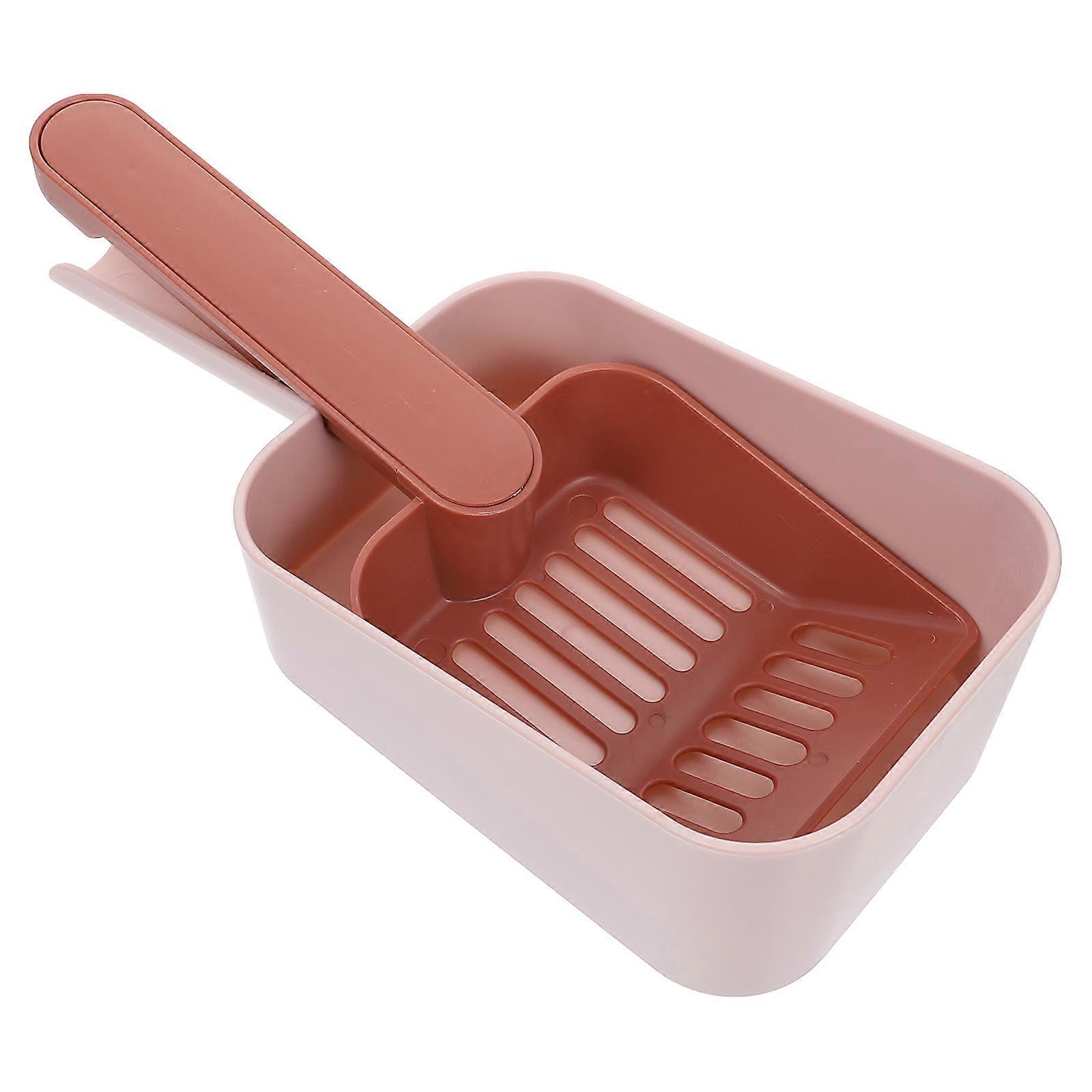 1 Set Cat Litter Cleaning Practical Sand Scooper with Dustpan