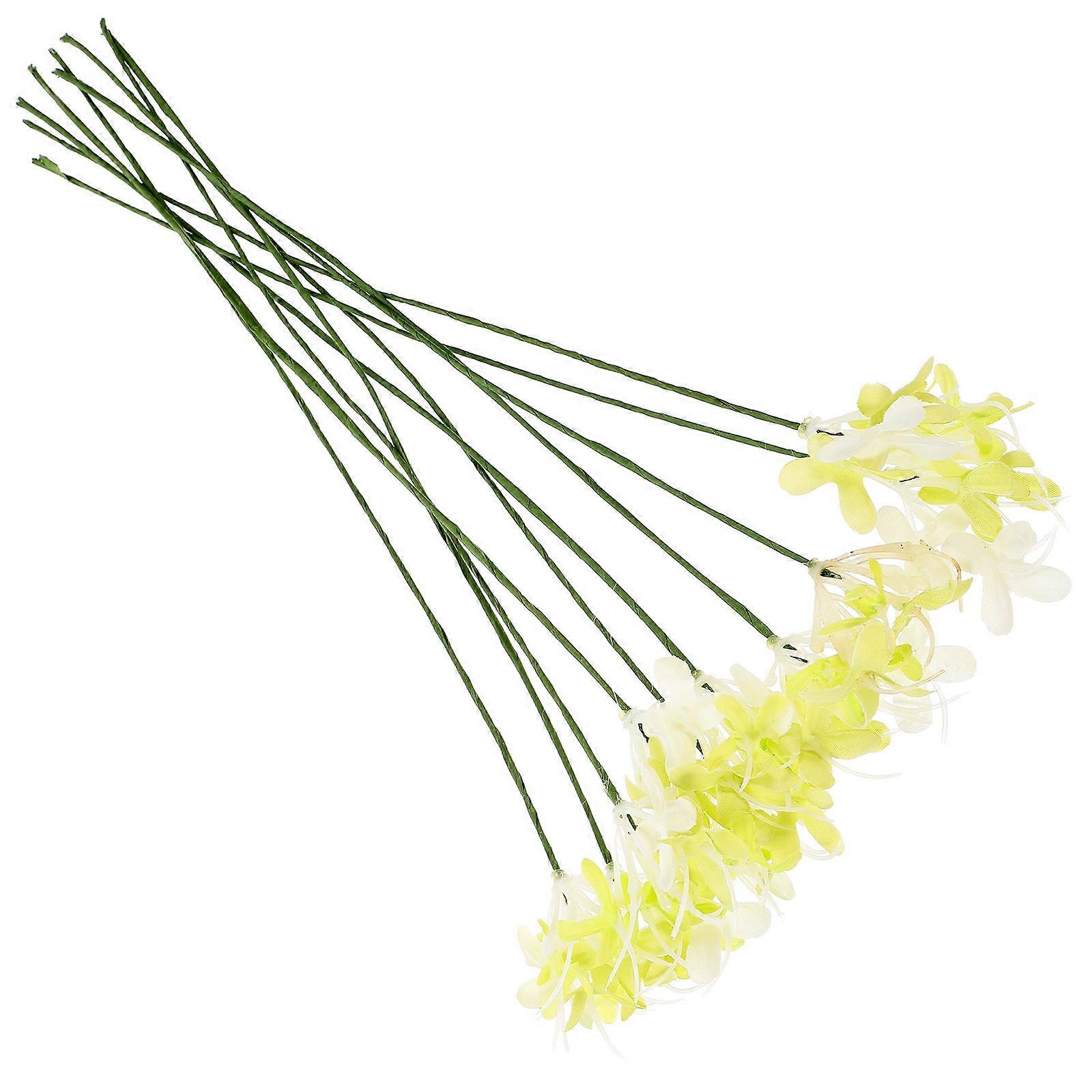 Faux Greenery Artificial Flower Stems Multi Decoration 10Pcs