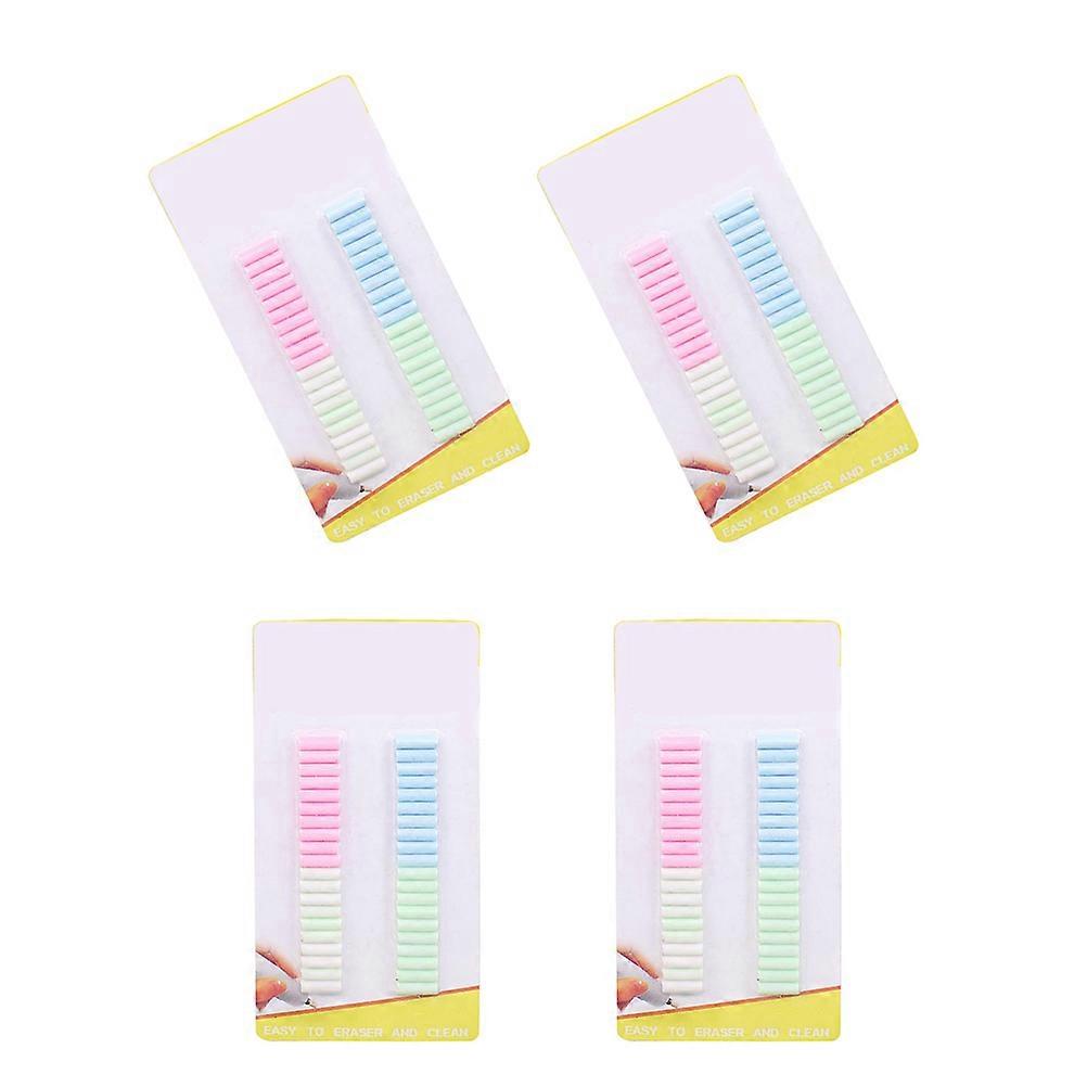 Electric Eraser Refills 160pcs Rubber Eraser Cores Replacement for Precise Erasing, Compact Lightweight Design for School and Office Use