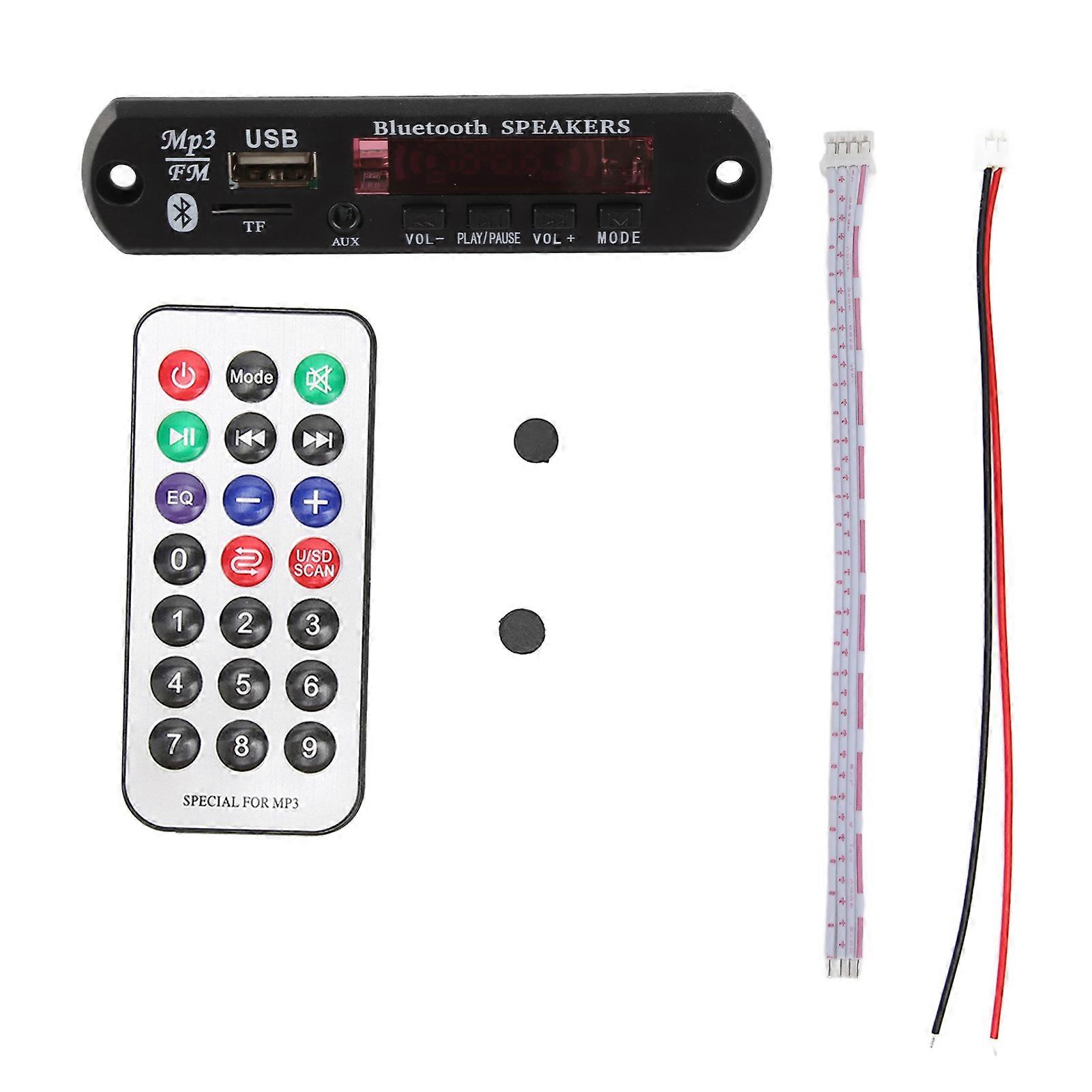 Bluetooth MP3 Remote Decoding Board Hands-free Volume Adjustment Module for MP3 Player