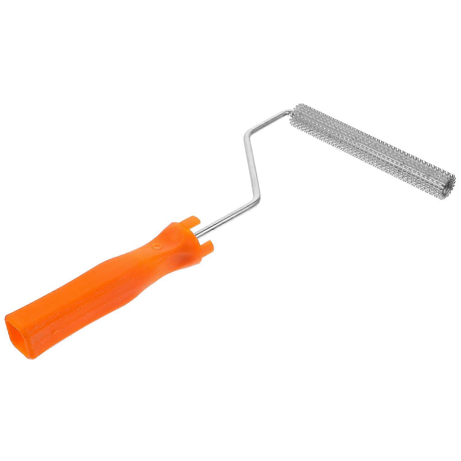 Cement Roller Self Leveling Concrete Tool Spiked Defoaming Device Part Epoxy Floor Application Aluminum 1Set