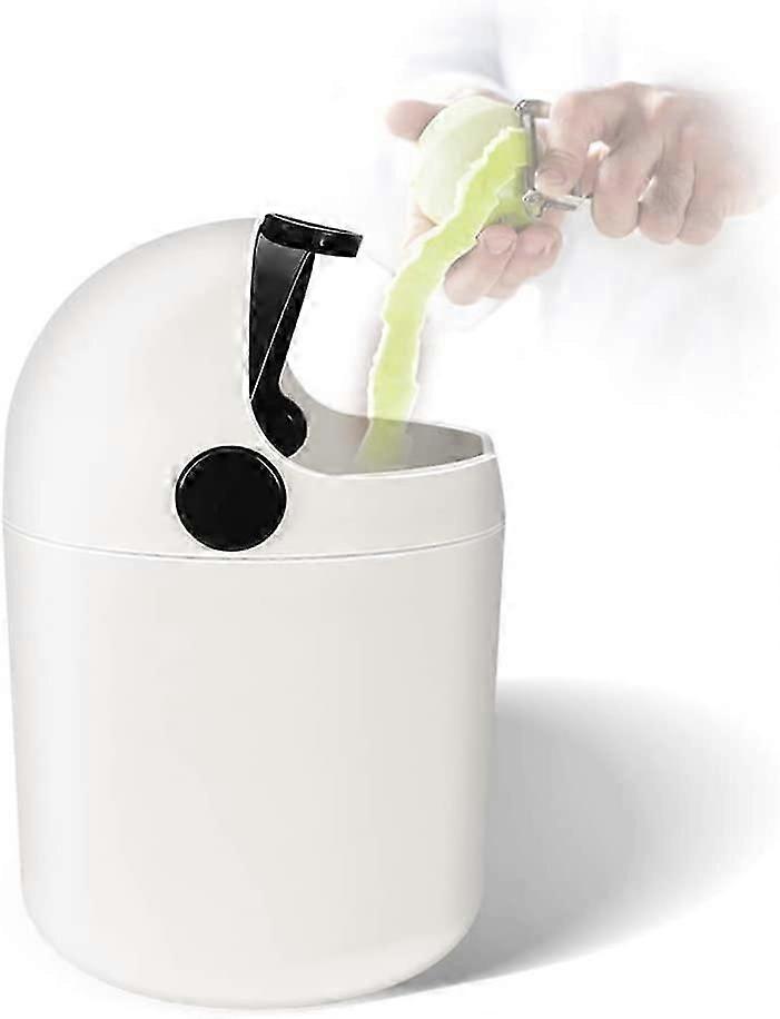 Desktop-Mini-Mülleimer, kleiner Desktop-Mülleimer, niedlicher Desktop-Mülleimer mit Deckel