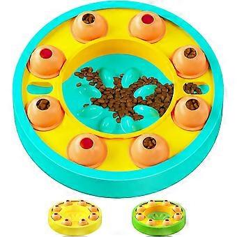 Dog Puzzle Toys Slow Feeder Bowls for Large/Small Dogs Cats Interactive Feeding Game/Treat Train for Pet Smart Food Dispenser