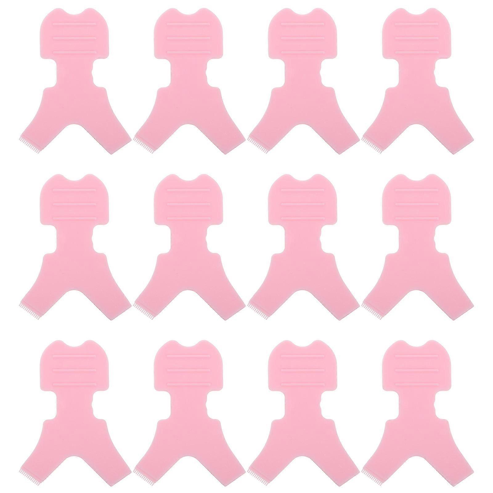 Eyelash Applicator Tool Lash Perm Lift Brush For Women Pink 4.50X3.00X0.10CM Lash Perming 50Pcs