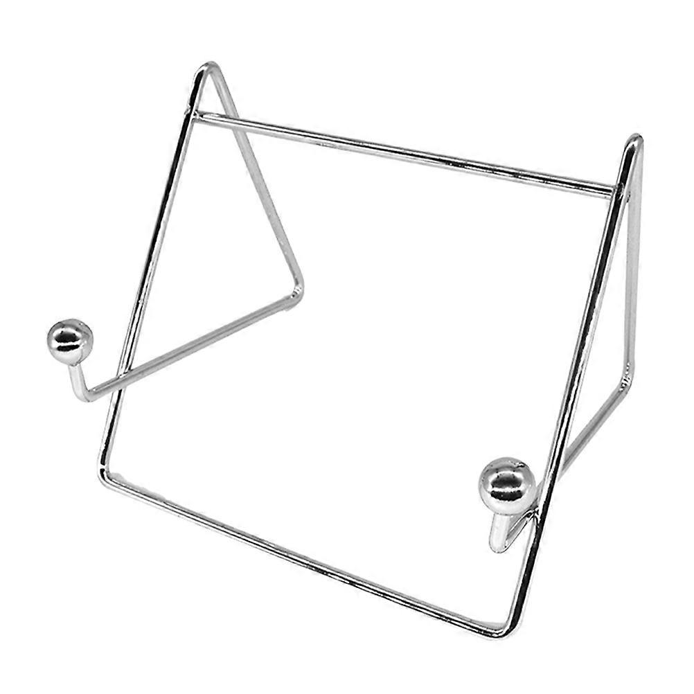 Multifunctional Iron Tablet Stand and Book Holder for Displaying Photos, Recipes, and Artwork – Sleek Plate Rack for Home, Office, and Retail Use