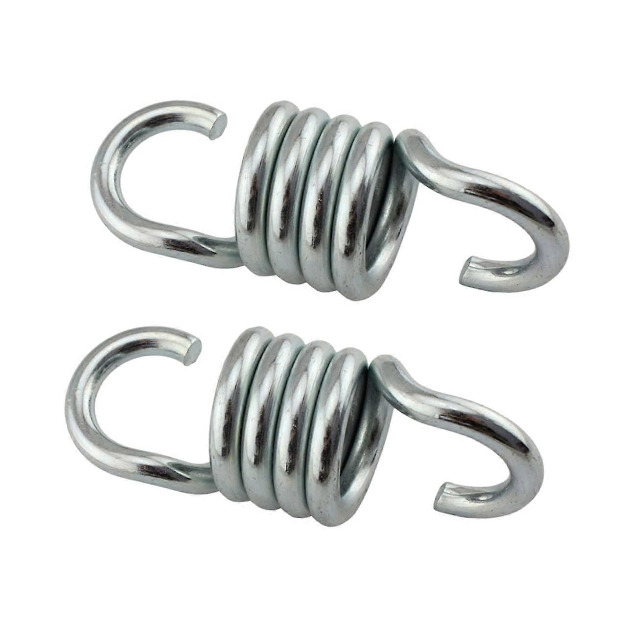 Set of 4 Hammock Swing Chair Spring Hooks for Hanging Chairs and Clothes, Galvanised Steel