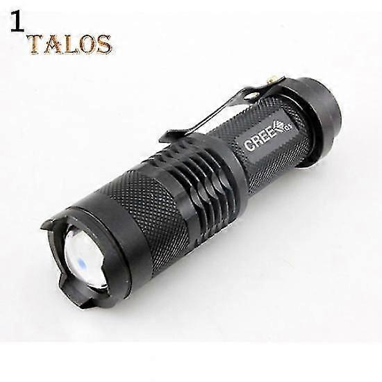 Talos Outdoor Portable Powerful LED Rechargeable Flashlight Torch Lamp for Camping Hiking