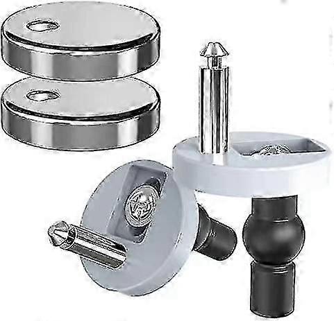 Toilet Seat Fixings Universal Set of 2 for Quick Fix